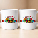 Miniatura de Caneca Super Profe com Nomes personalizados