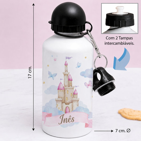 Garrafa Infantil Fadas Personalizada