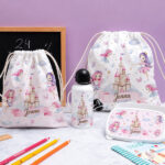 Miniatura de Estojo Infantil Fadas Personalizado