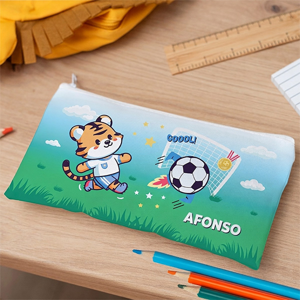 Estojo Infantil Futebol Personalizado
