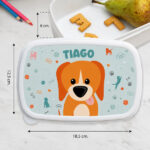 Miniatura de Lancheira Infantil Animais Coloridos Personalizada