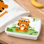 Miniatura de Lancheira Infantil Animais da Selva personalizada