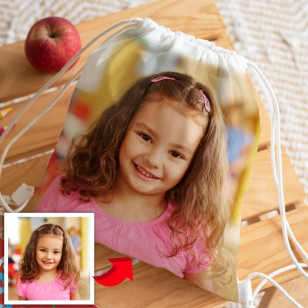 Mochila Saco Infantil com Foto Personalizada