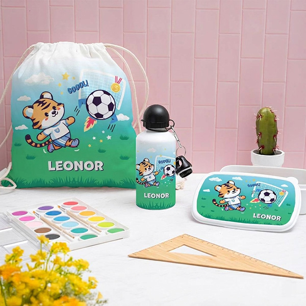 Mochila-Saco Infantil Futebol personalizada